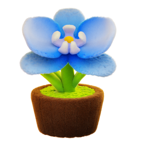 蘭の花  3D Icon