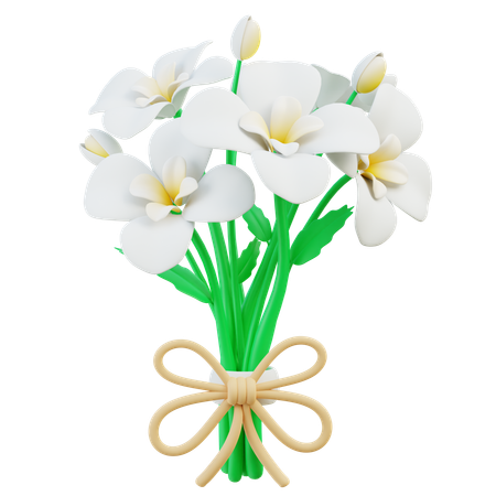 Orchideenstrauß  3D Icon