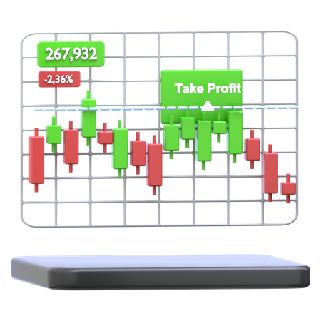Orden de toma de ganancias  3D Icon