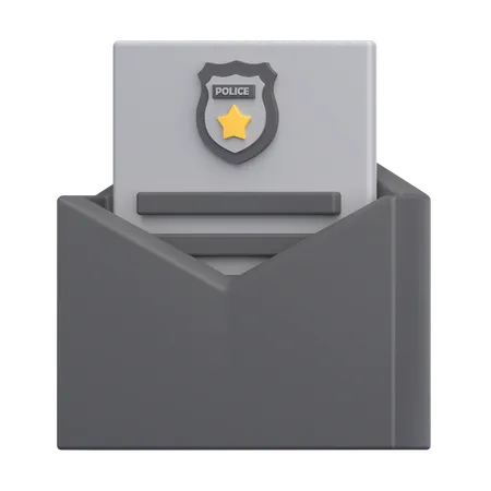 Mandato judicial  3D Icon