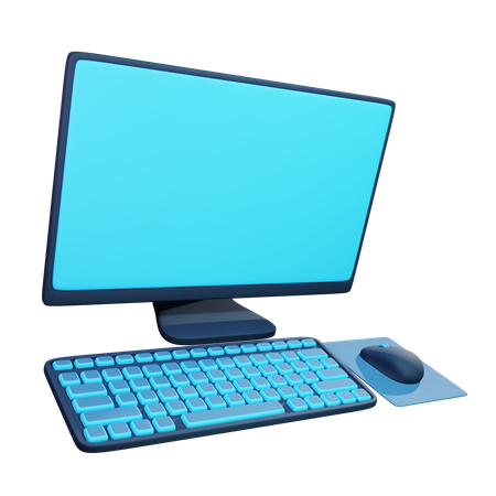 Ordenador personal  3D Icon