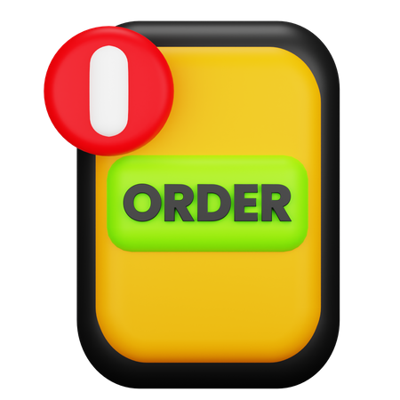 Order  3D Icon