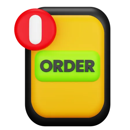 Order  3D Icon