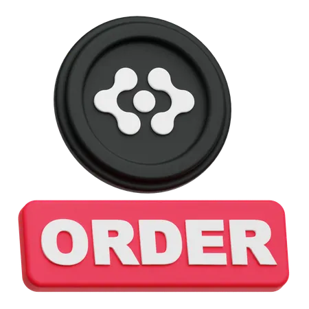 Order Artificial Super Intelligence Alliance Token  3D Icon