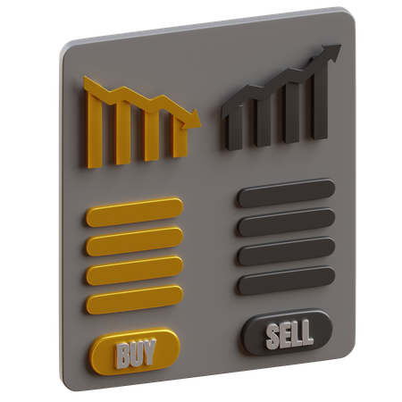 Order Book  3D Icon