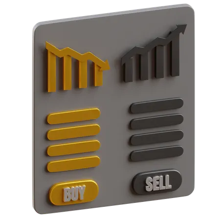 Order Book  3D Icon