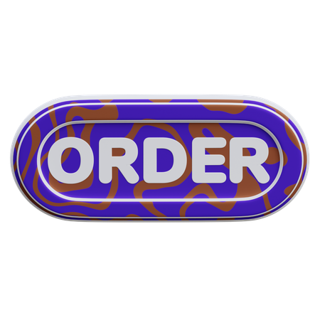 Order Button  3D Icon