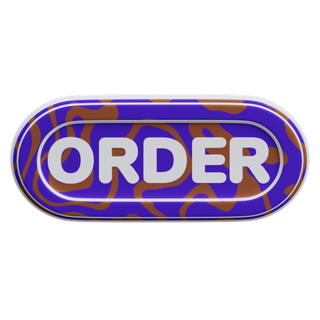 Order Button  3D Icon