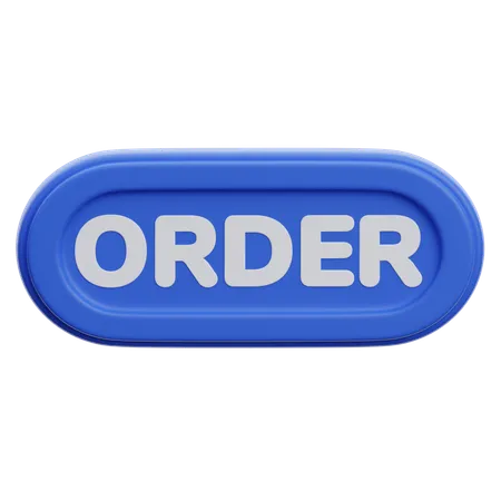 Order Button  3D Icon