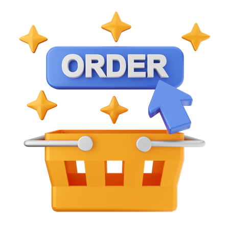 Order Button  3D Icon