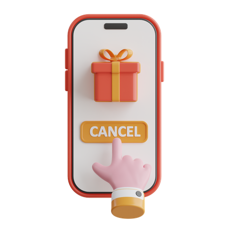Order Cancellation  3D Icon