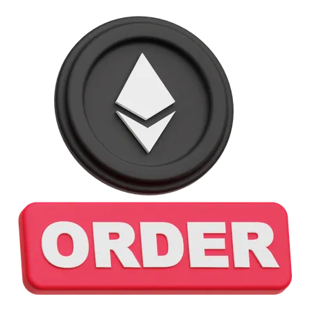 Order Ethereum  3D Icon