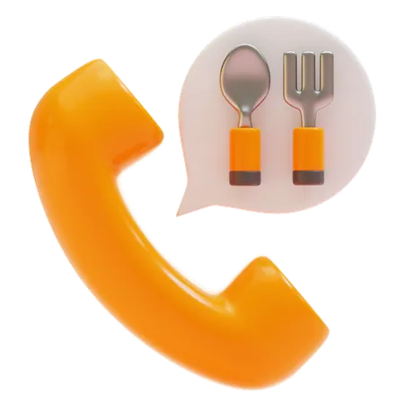 ORDER FOOD  3D Icon