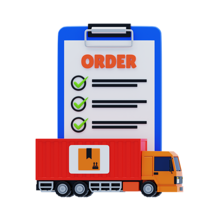 Order Fulfillment  3D Icon