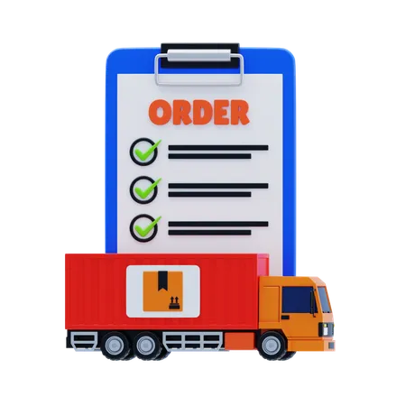 Order Fulfillment  3D Icon