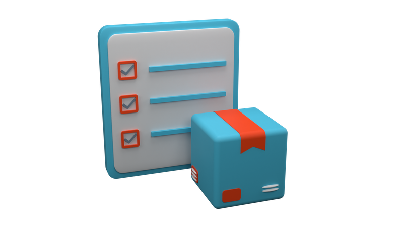 Order List  3D Icon
