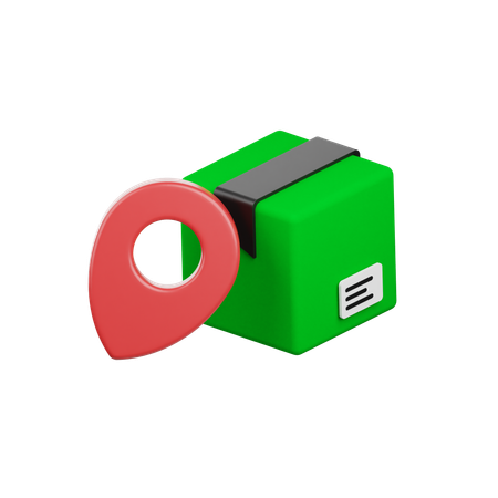 주문 위치  3D Icon