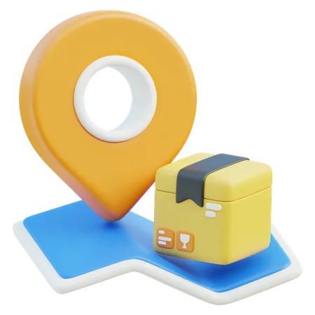 Order Location  3D Icon