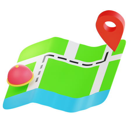 Order Location  3D Icon