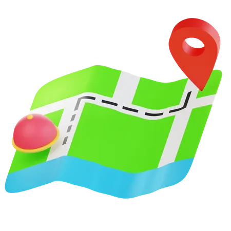 Order Location  3D Icon