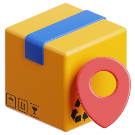 Order Location  3D Icon