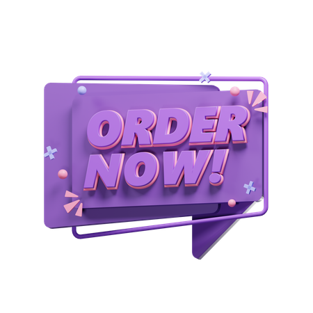 Order-Now  3D Icon