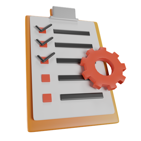 Order Processing  3D Icon