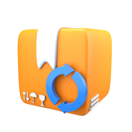 Order Return  3D Icon