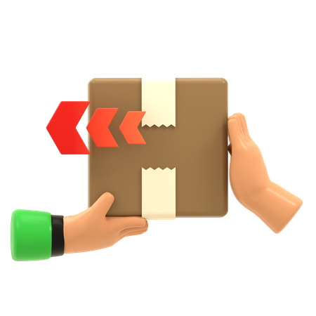 Order Returned  3D Icon