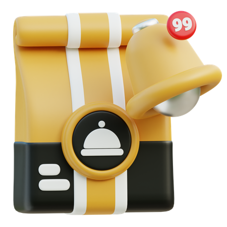 Order Status Notification  3D Icon