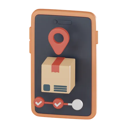 Mobile Phone Delivered Cardboard Box Check Mark Notification Order Tracking Solutions Logistics Providers Use Articles Infographics Social Media Posts About Logistics 3 D Render Illustration 3D Icon