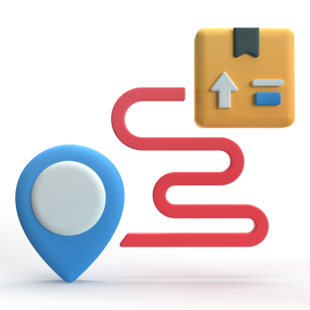 Order Tracking  3D Icon