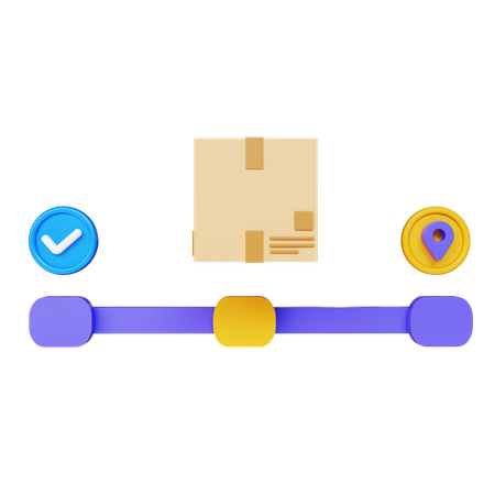 Order Tracking  3D Icon