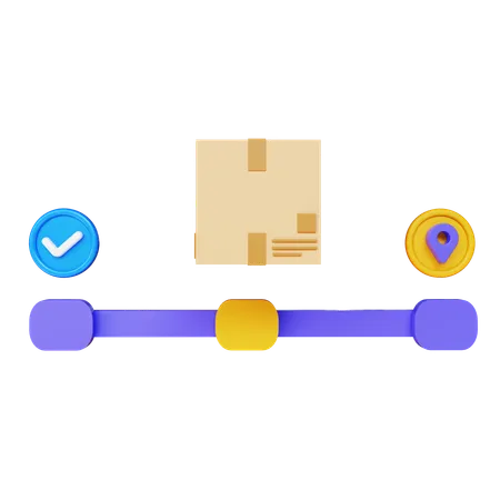 Order Tracking  3D Icon