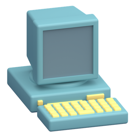 Ordinateur  3D Icon