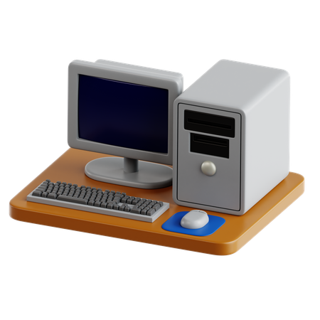 Ordinateur  3D Icon