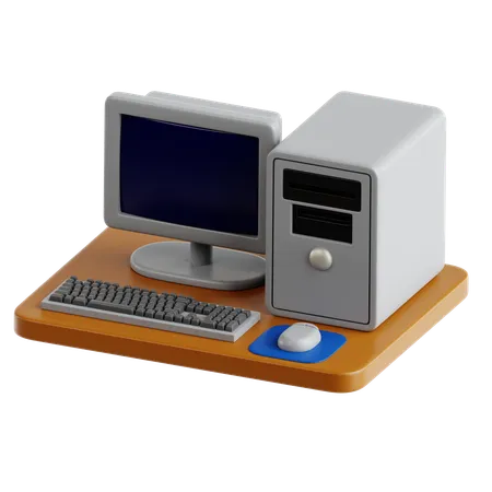 Ordinateur  3D Icon