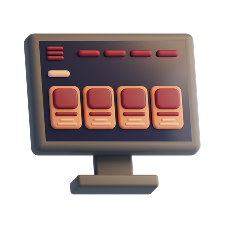 Ordinateur  3D Icon