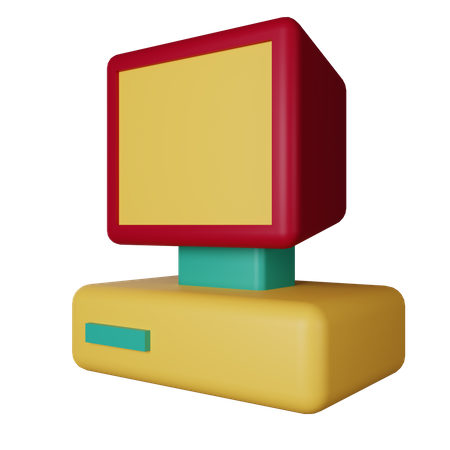 Ordinateur  3D Icon