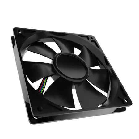 Ventilateur de processeur d'ordinateur  3D Icon