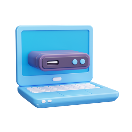 Ordinateur portable  3D Icon