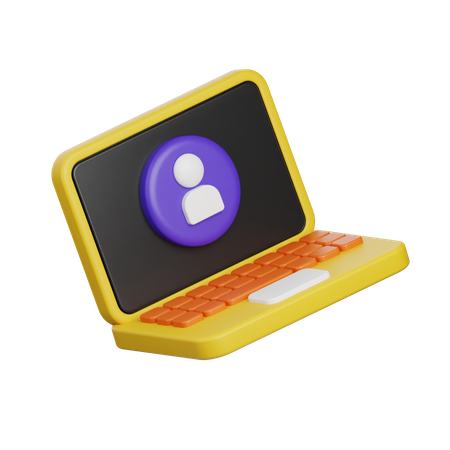 Ordinateur portable  3D Icon