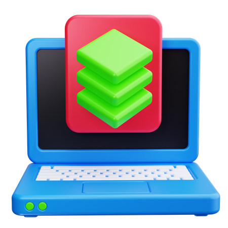 Ordinateur portable  3D Icon