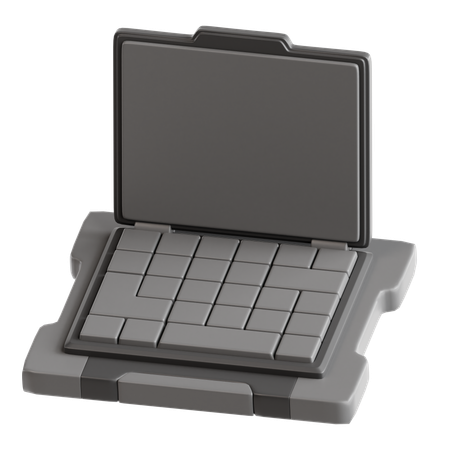 Ordinateur portable  3D Icon