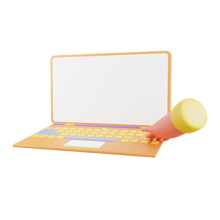 Ordinateur portable  3D Illustration