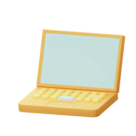 Ordinateur portable  3D Icon