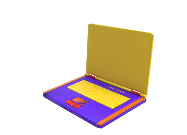 Ordinateur portable  3D Icon