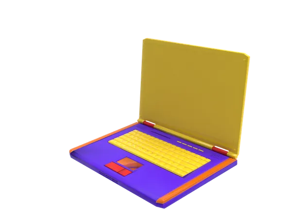 Ordinateur portable  3D Icon