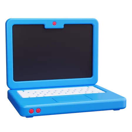 Ordinateur portable avec clavier  3D Icon