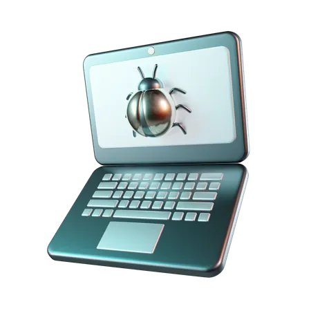 Bug d'ordinateur portable  3D Icon